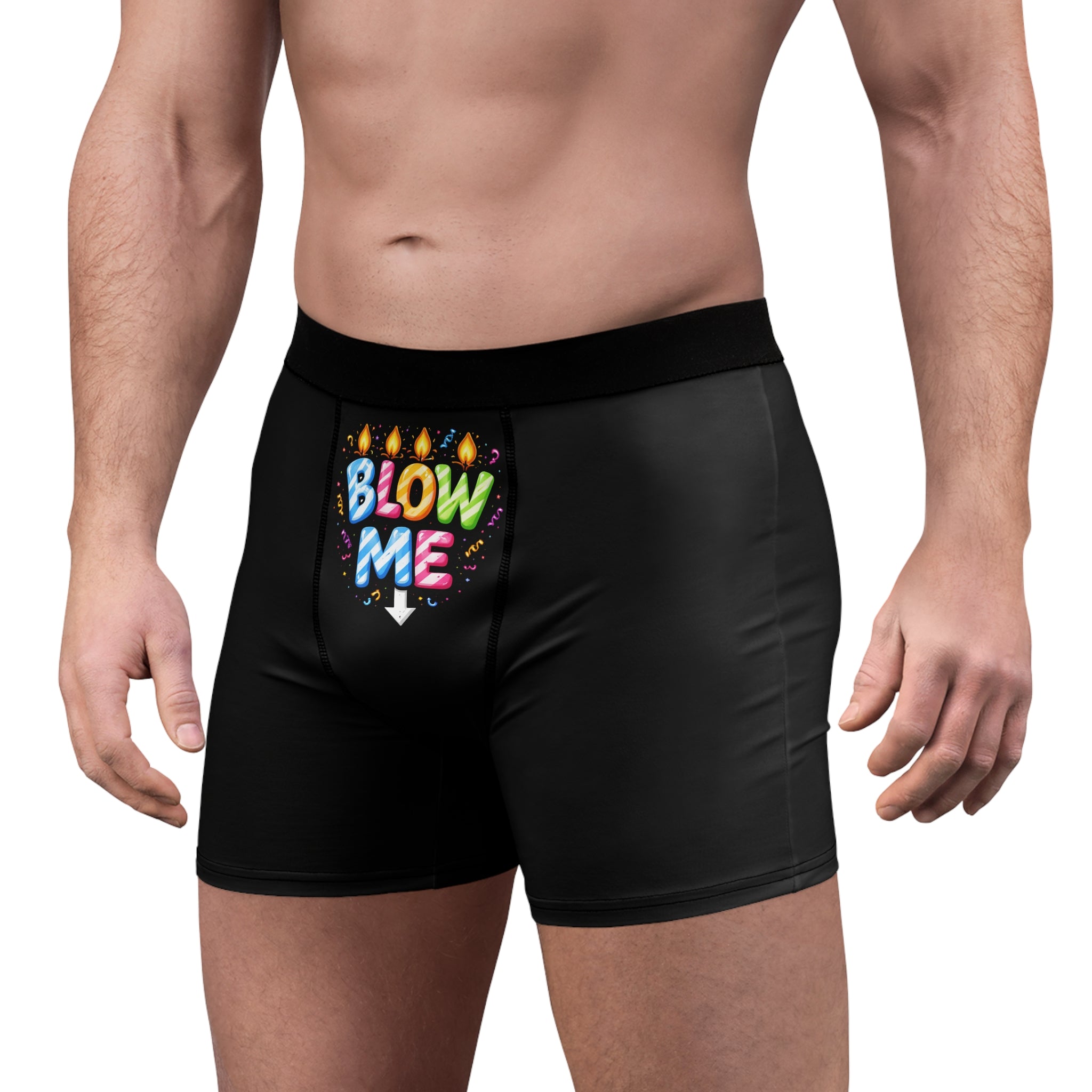 Blow Me Boxer Briefs — Funny Novelty Men's Underwear