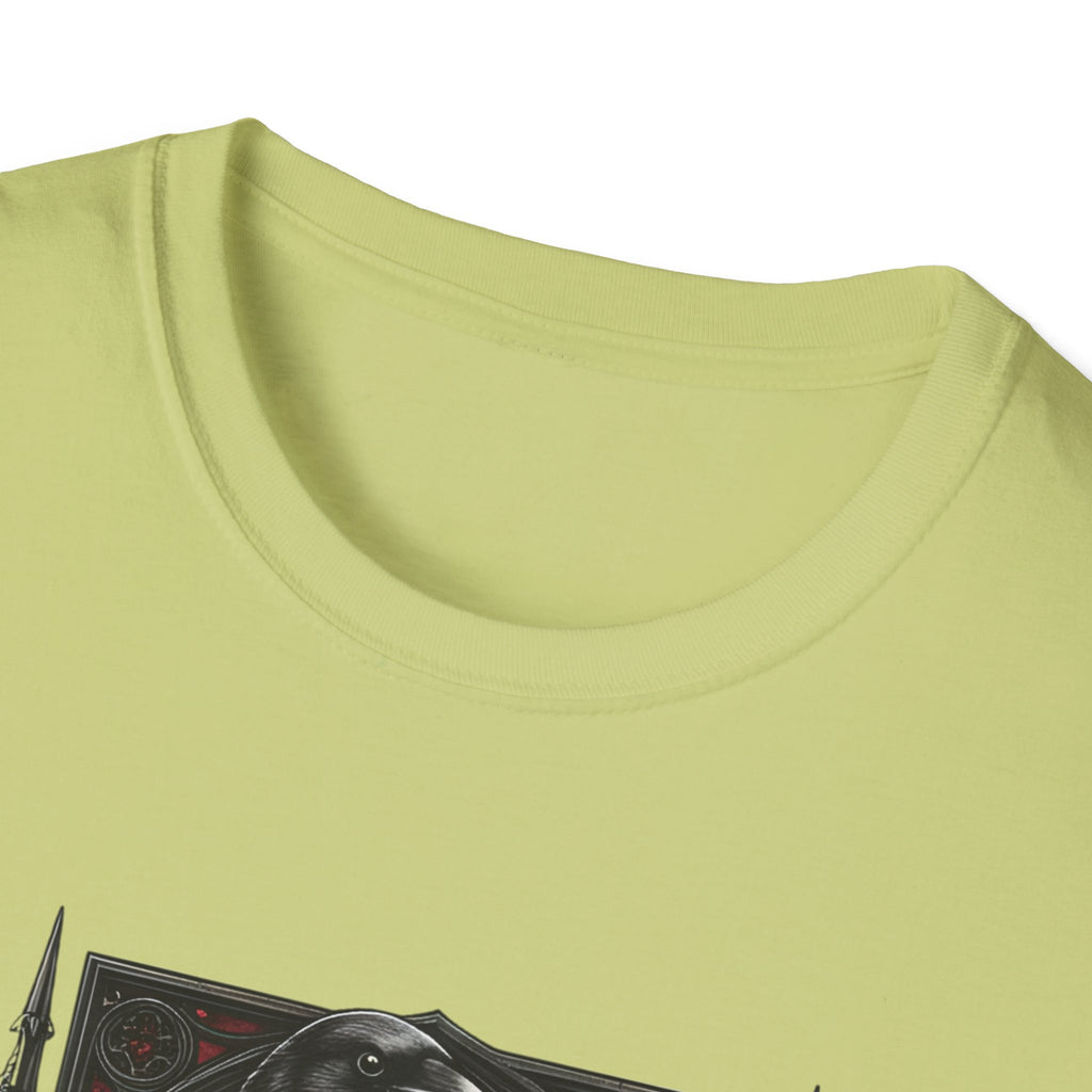 Dark Desire Gothic Skull & Raven T-Shirt Gothic Graphic Tee   Trendy T-Shirt