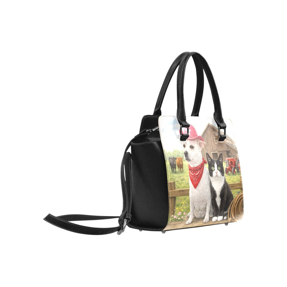 Coco & Friends Edition – Ranch Life Classic Shoulder Handbag  Wolf Hill Ranch Designs