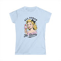 All Sugar No Daddy Tee - Retro Pinup Graphic Women's T-Shirt
