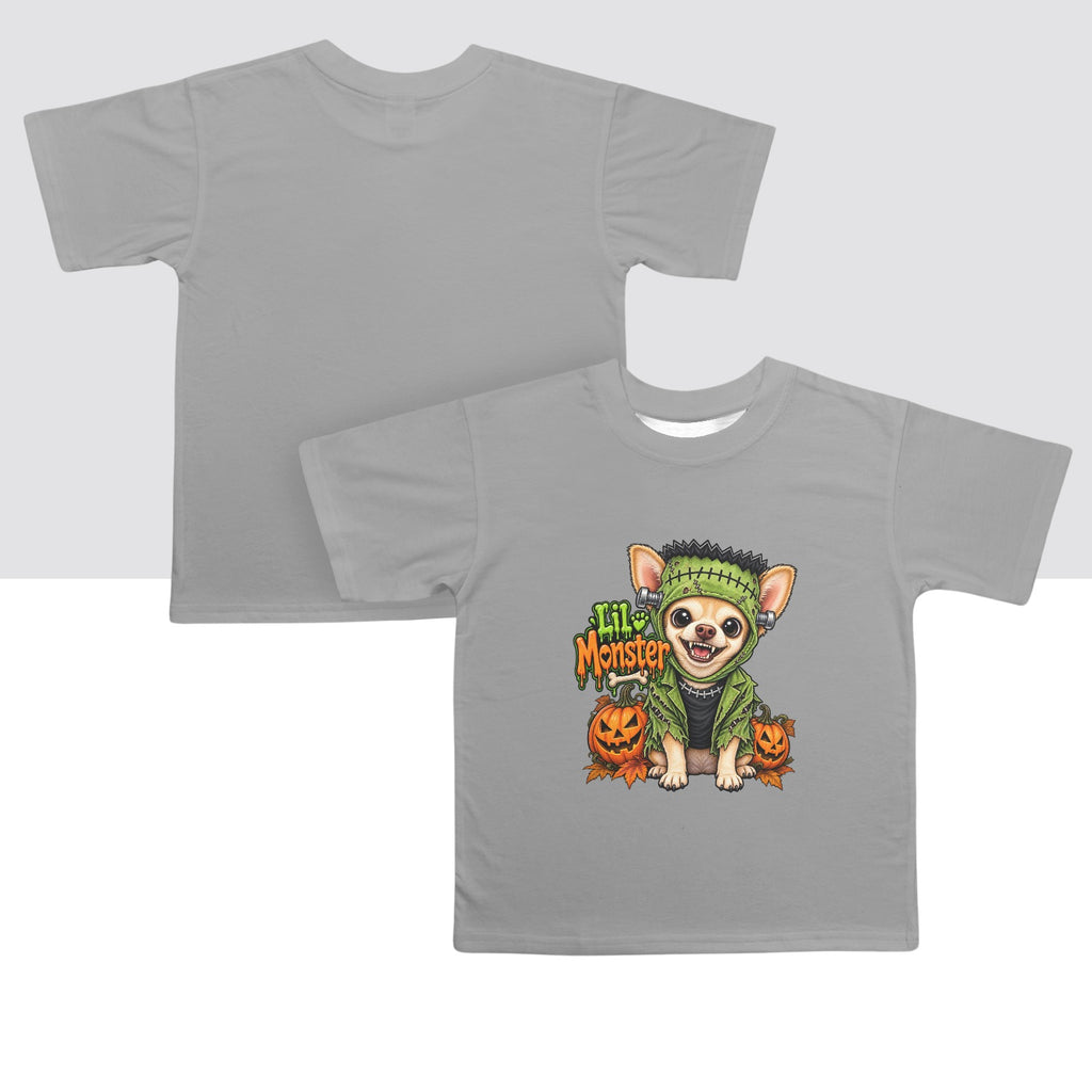 Coco’s Lil Monster Chihuahua Halloween Unisex  Kids’ Tee