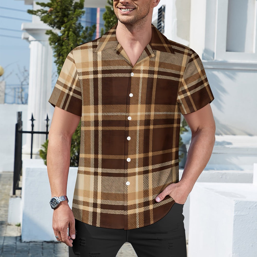 The Reynolds — Vintage Brown Plaid Button-Down