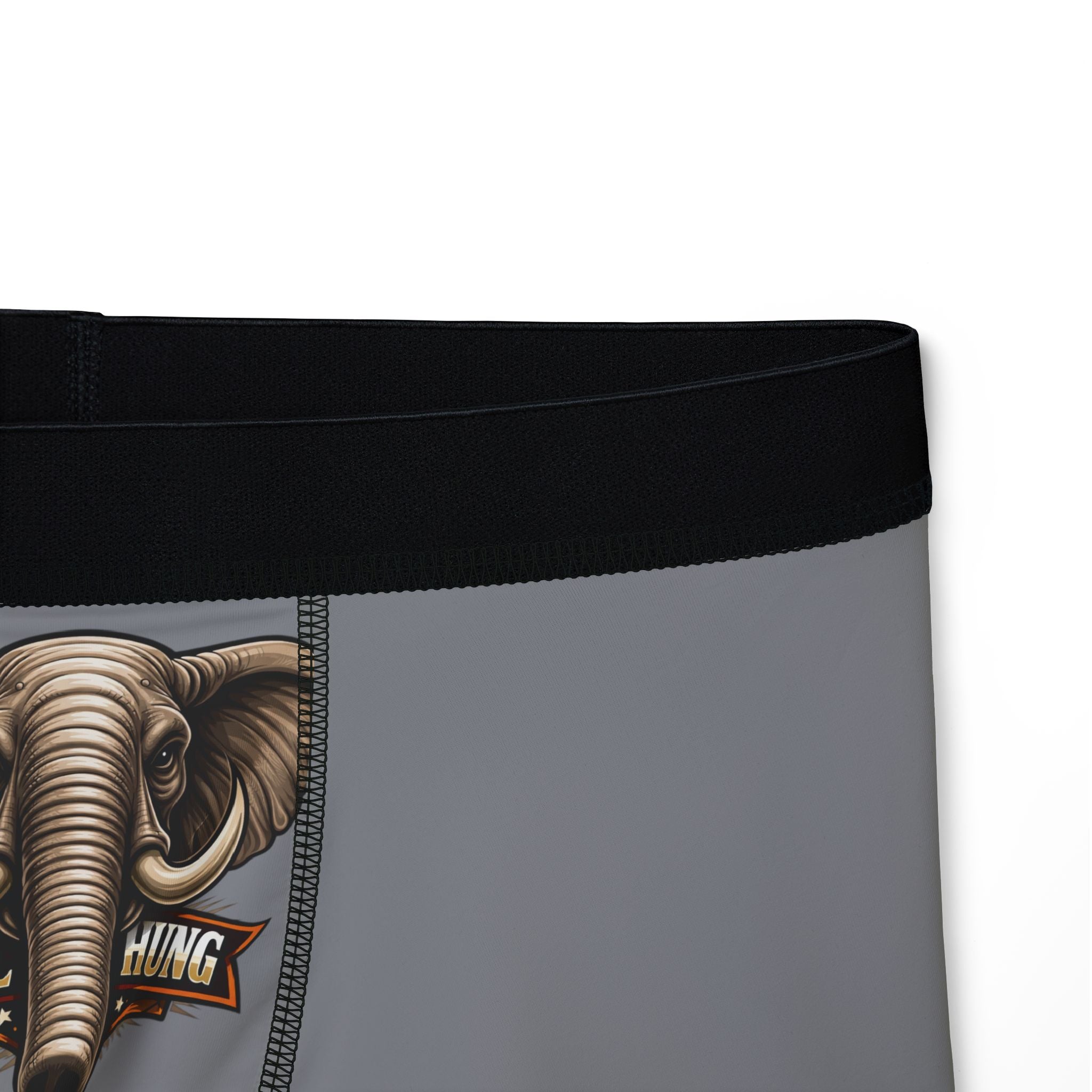 Elephant Trunk Boxer Briefs — Novelty Men’s Graphic Underwear