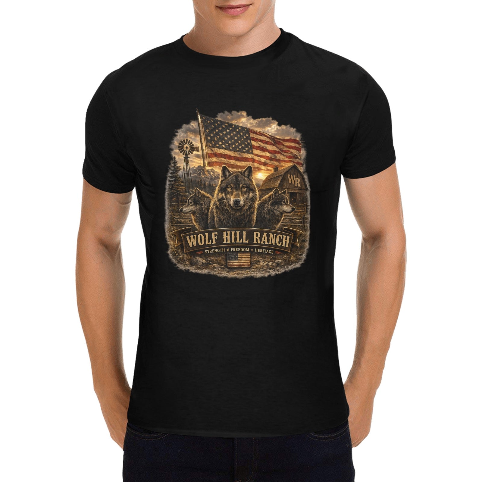 Wolf Hill Ranch Heritage Tee