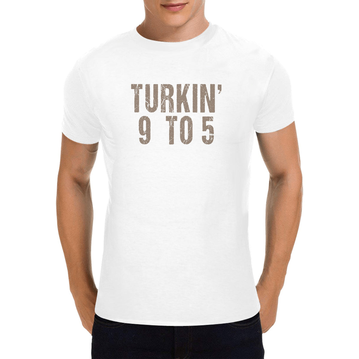 Men’s Thanksgiving Graphic Tees – Funny Turkey Shirts, Western Fall ...