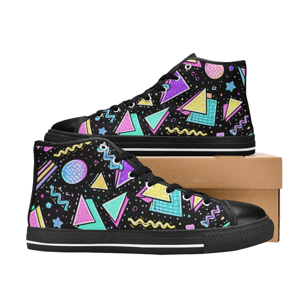 Neon Rewind 80s High-Top Sneakers        Aquila High Top Women's Shoes