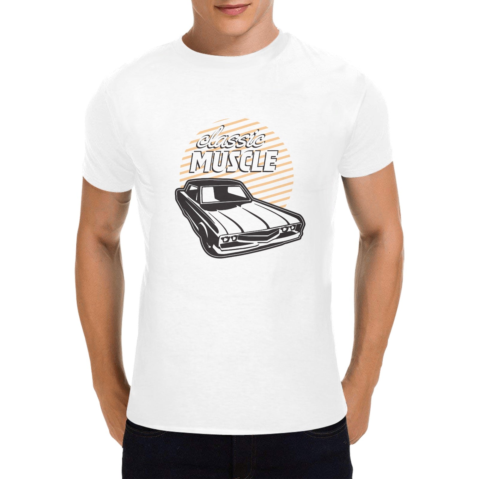 Retro Muscle Car Graphic T-Shirt