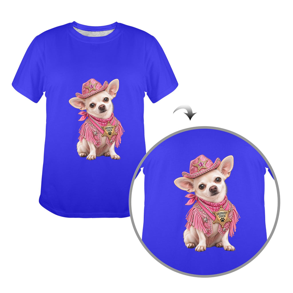 Sheriff Coco –Paw & Order Ladies Tee