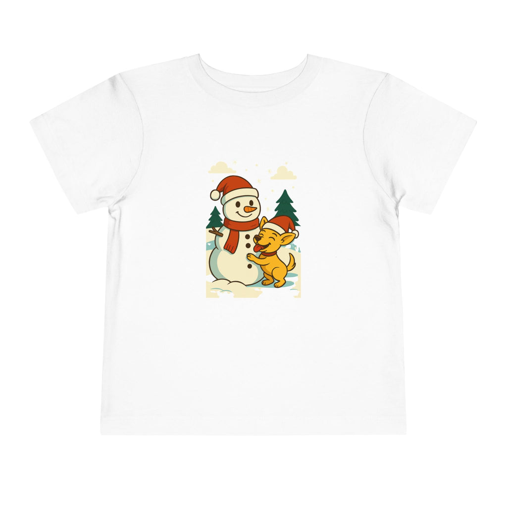 Toddler Christmas Tee with Coco and the Snowman