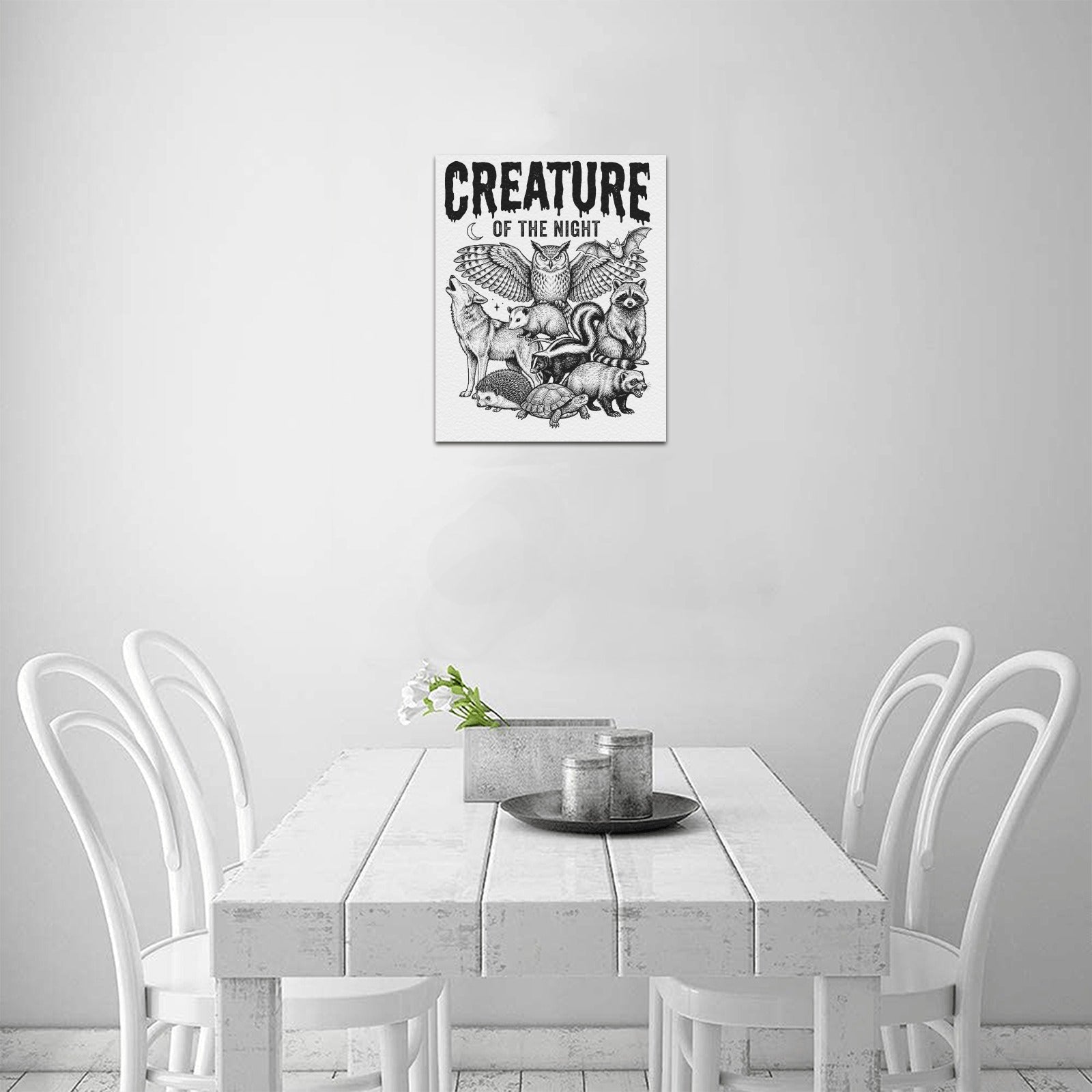 Creature of the Night Canvas Print