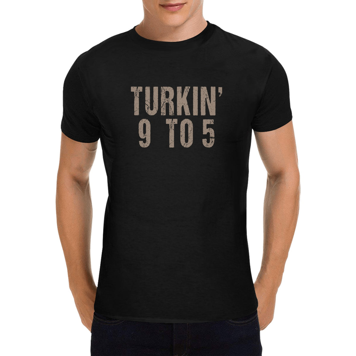 Men’s Thanksgiving Graphic Tees – Funny Turkey Shirts, Western Fall & Ranch Holiday T-Shirts 🦃🤠🍂
