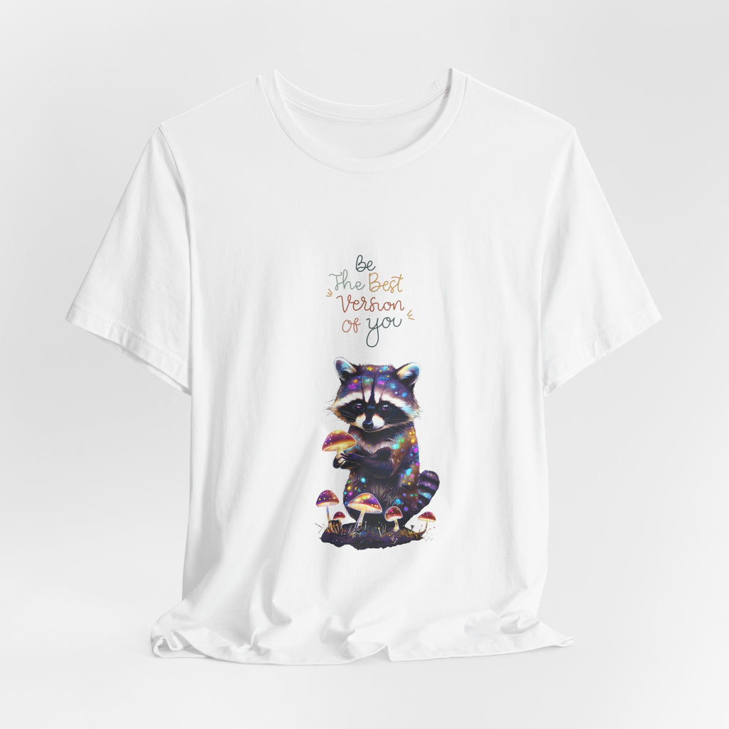 Whimsical Raccoon Tee - Funny Animal Graphic T-Shirt, Perfect for Nature Lovers, Gifts for Friends, Casual Wear, Birthday Apparel