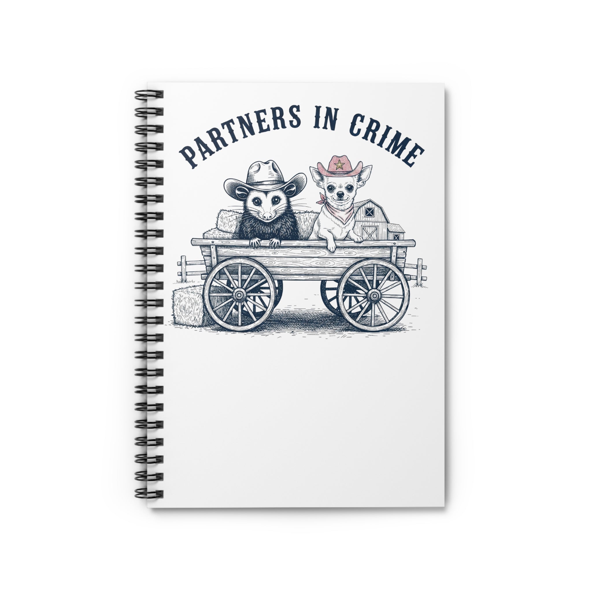 Partners in Crime Notebook — Coco & Pete