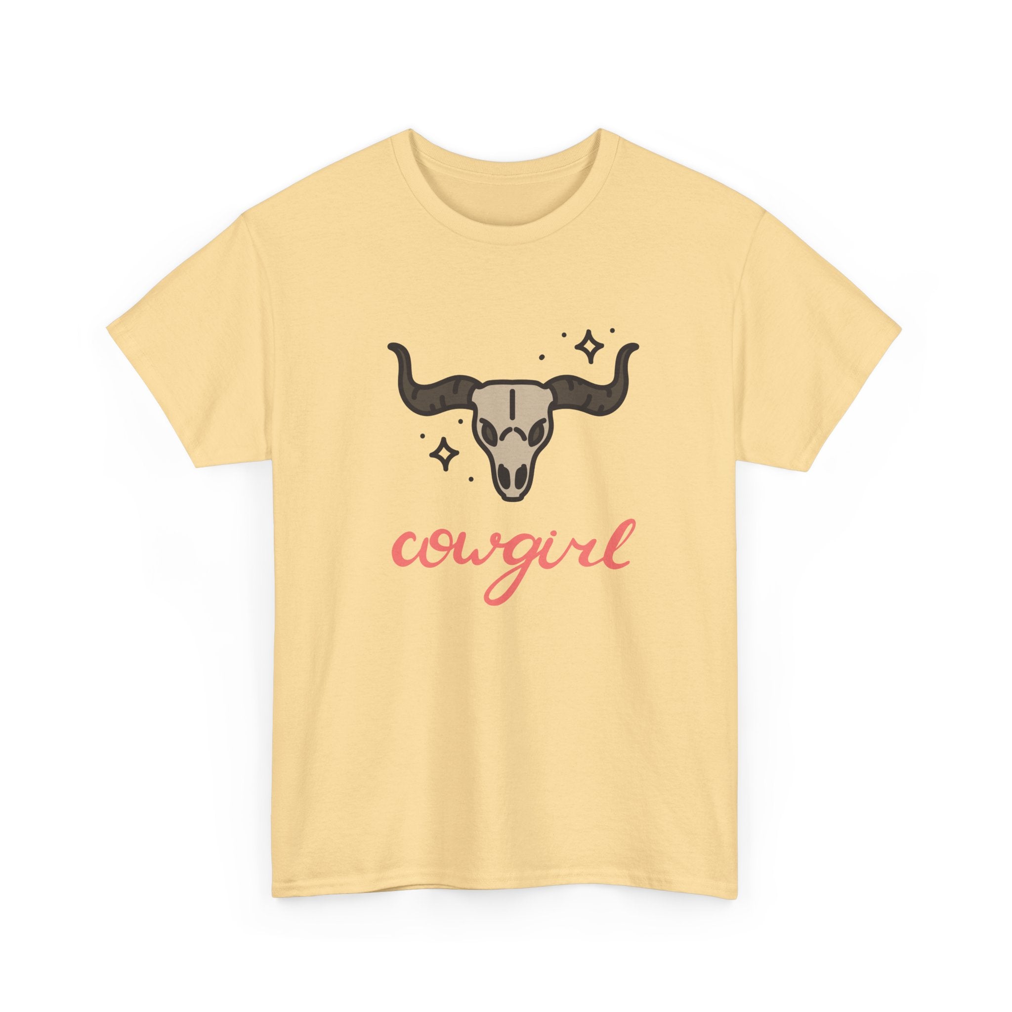 Cowgirl Skull Tee Western Cowgirl Graphic T-Shirt   trendy t-shirt