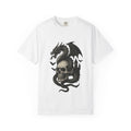 Edgy Dragon Skull T-Shirt - Graphic Tee, Alternative Fashion, Halloween, Gift for Him, Casual Wear