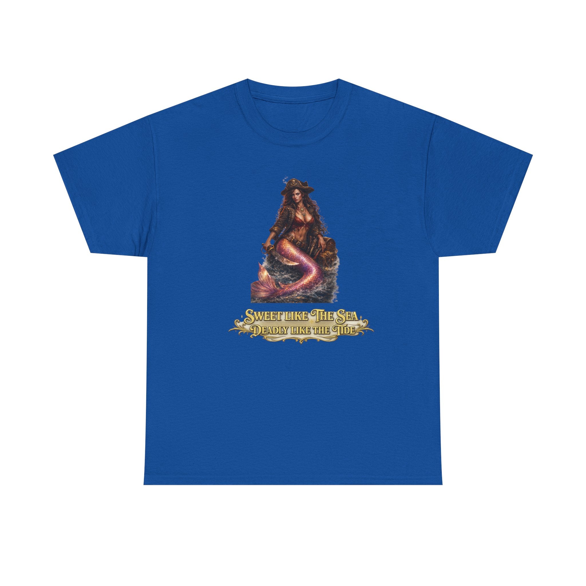Sweet Like the Sea Mermaid T-Shirt — 'Deadly Like the Tide' Coastal Graphic Tee