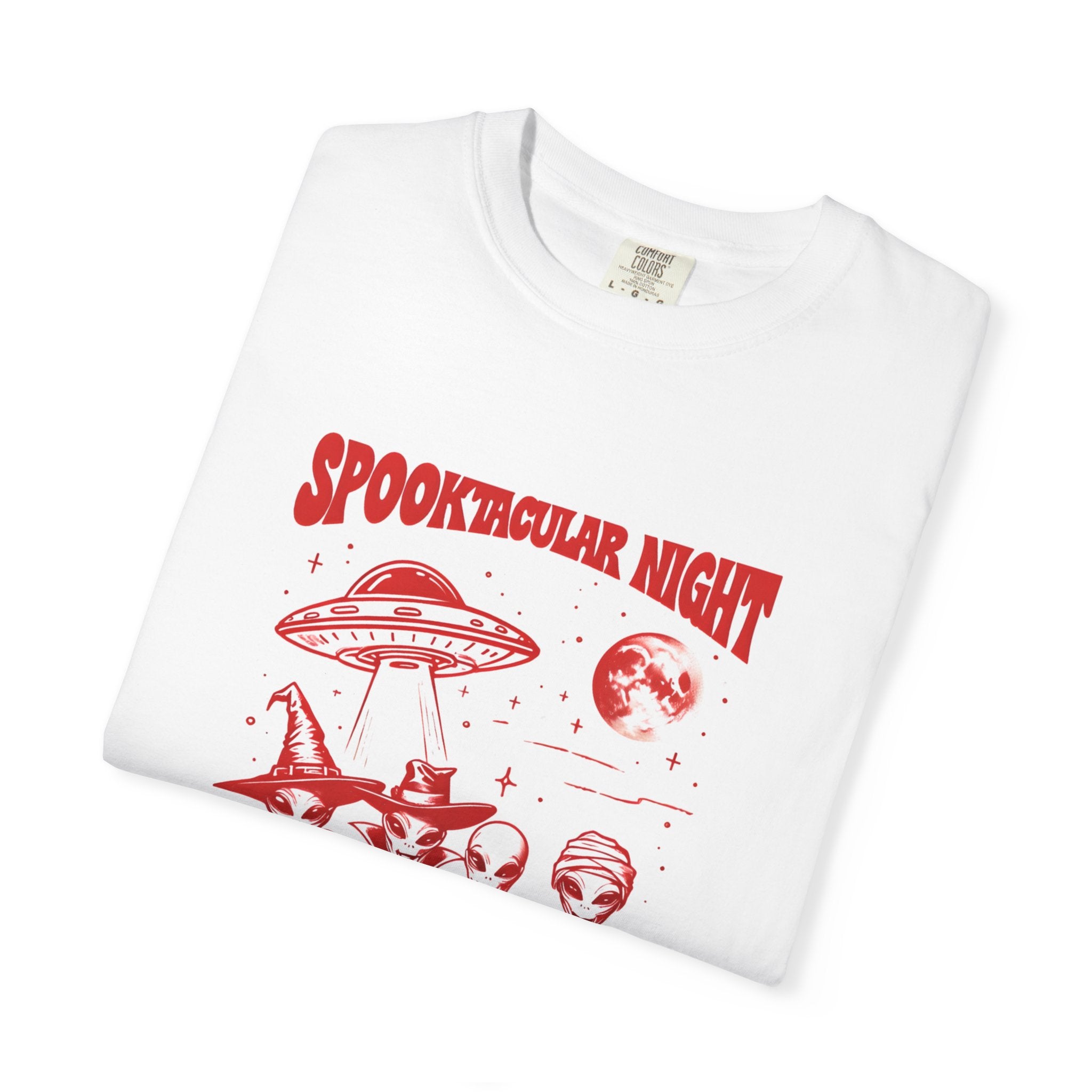 Spooktacular Night Unisex T-Shirt | Halloween Funny Tee, Graphic Tee for Halloween, Spooky Costume Top, Unique Gift for Halloween Lovers