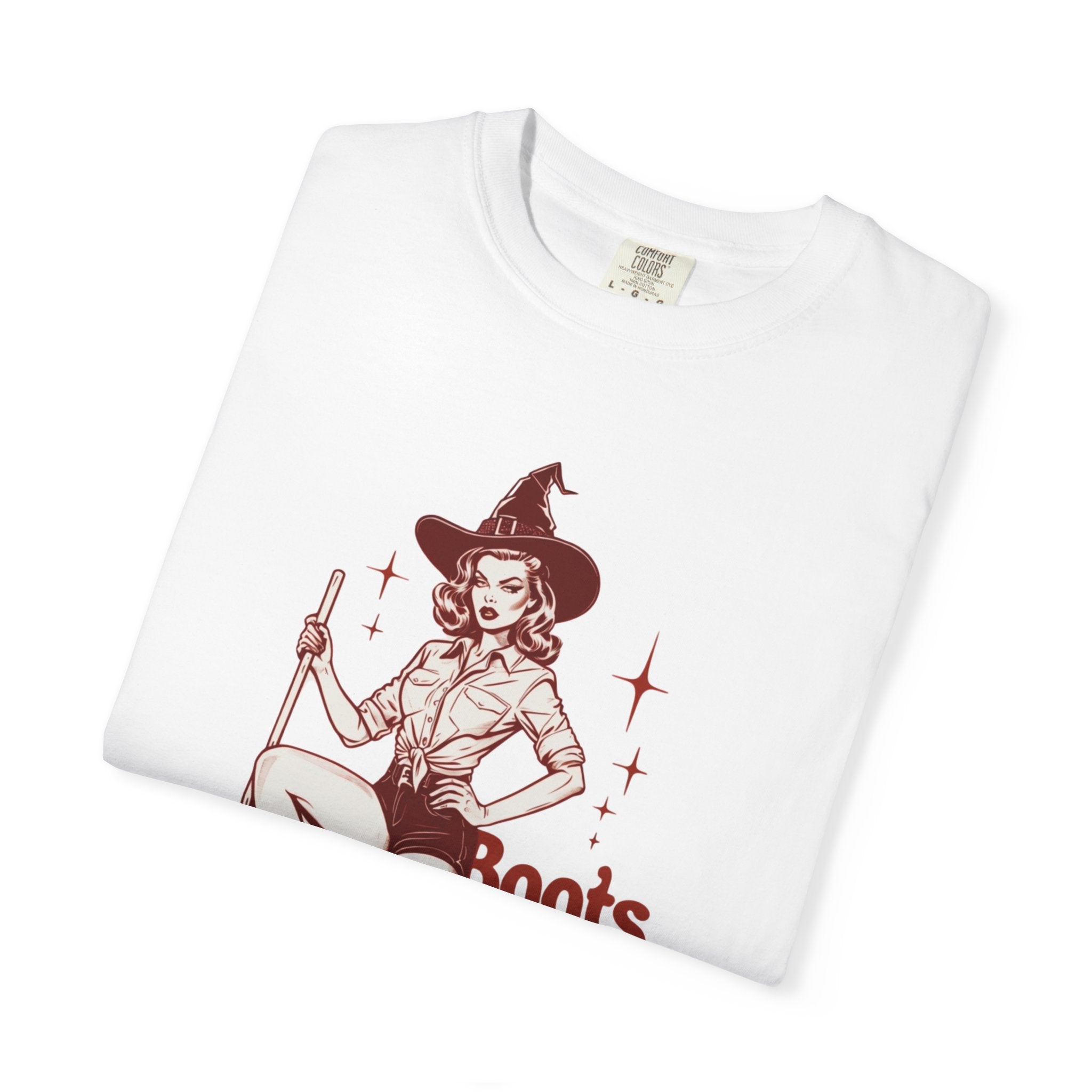 Witchy Graphic Tee, Vintage Witch T-Shirt, Halloween Apparel, Unisex Casual Shirt, Gift for Her, Spooky Season Must-Have