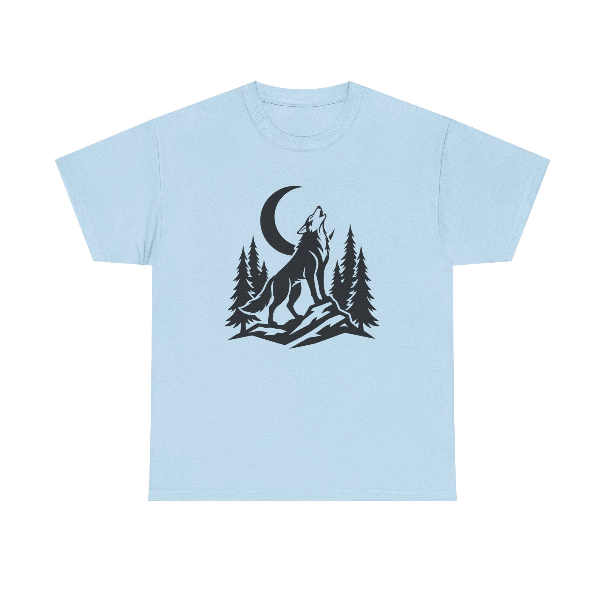 Wolf Howl Tee — Moonlit Wilderness Graphic T-Shirt