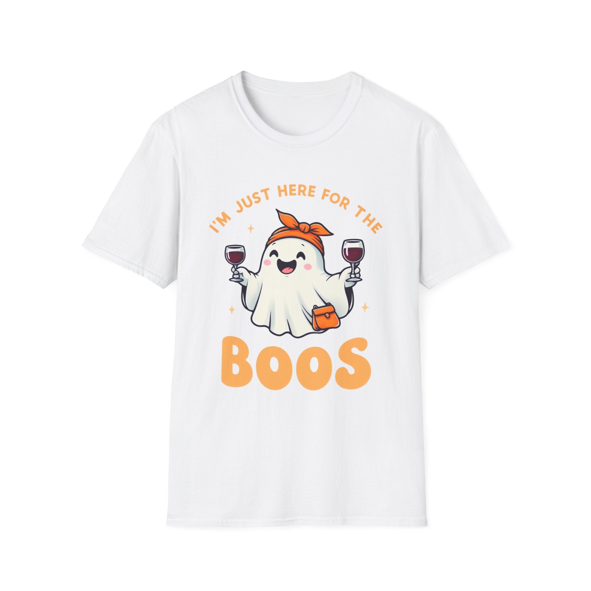 Funny Ghost Unisex T-Shirt - I'm Just Here for the Boos
