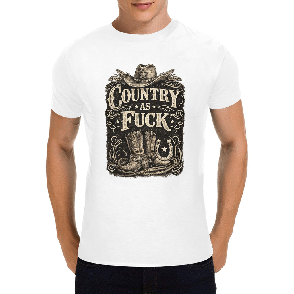 Country As F*ck Graphic Tee  Made in USA