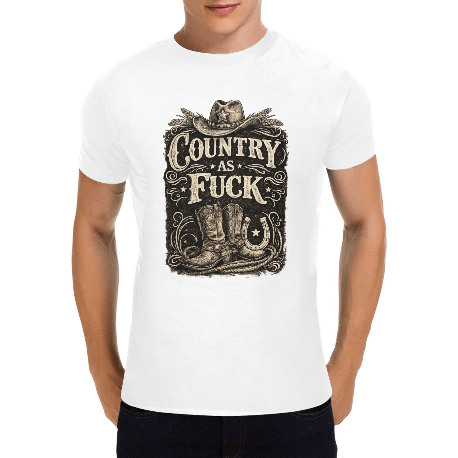 Country As F*ck Graphic Tee  Made in USA