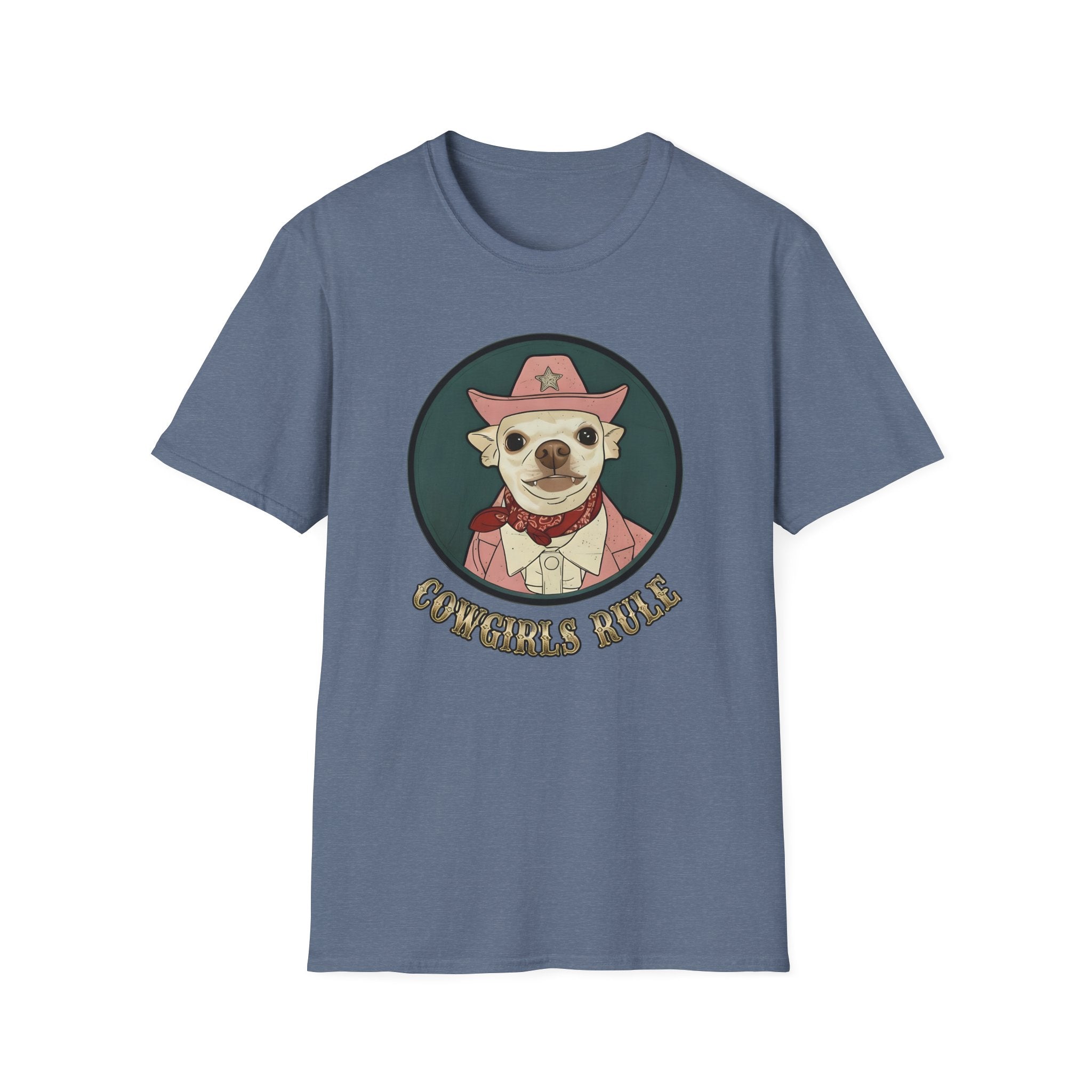 Cowgirls Rule Chihuahua Cowgirl T-Shirt   Coco       Trendy TShirt