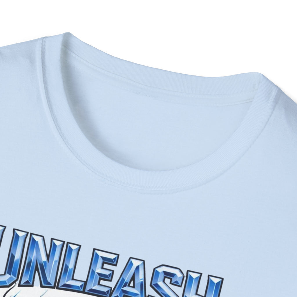 Unleash The Beast Werewolf T-Shirt — Blue Graphic Tee