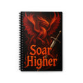 Spiral Notebook - Ruled Line Soar High Dragon