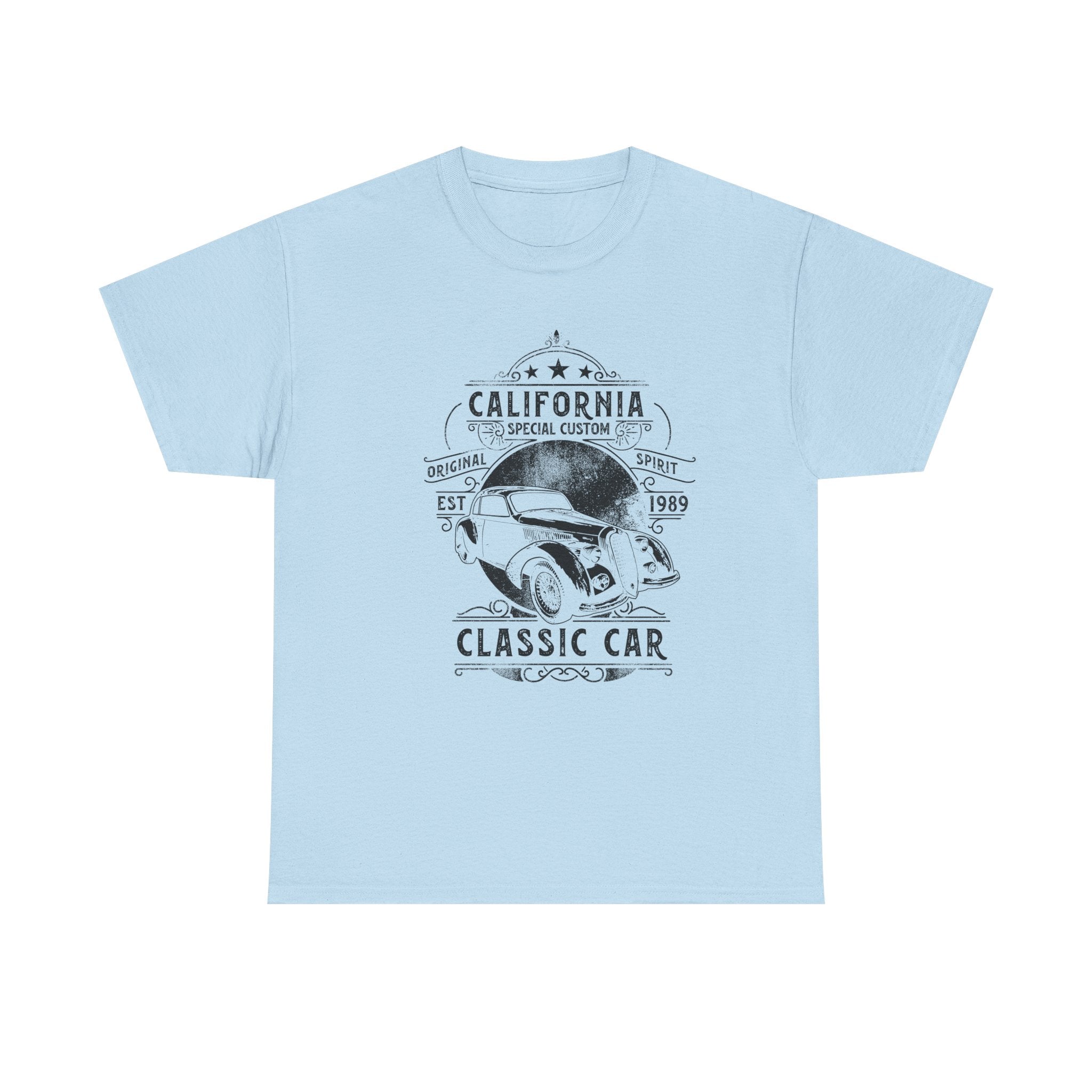 Classic Car T-Shirt — "California Classic Car" Vintage Auto Graphic Tee