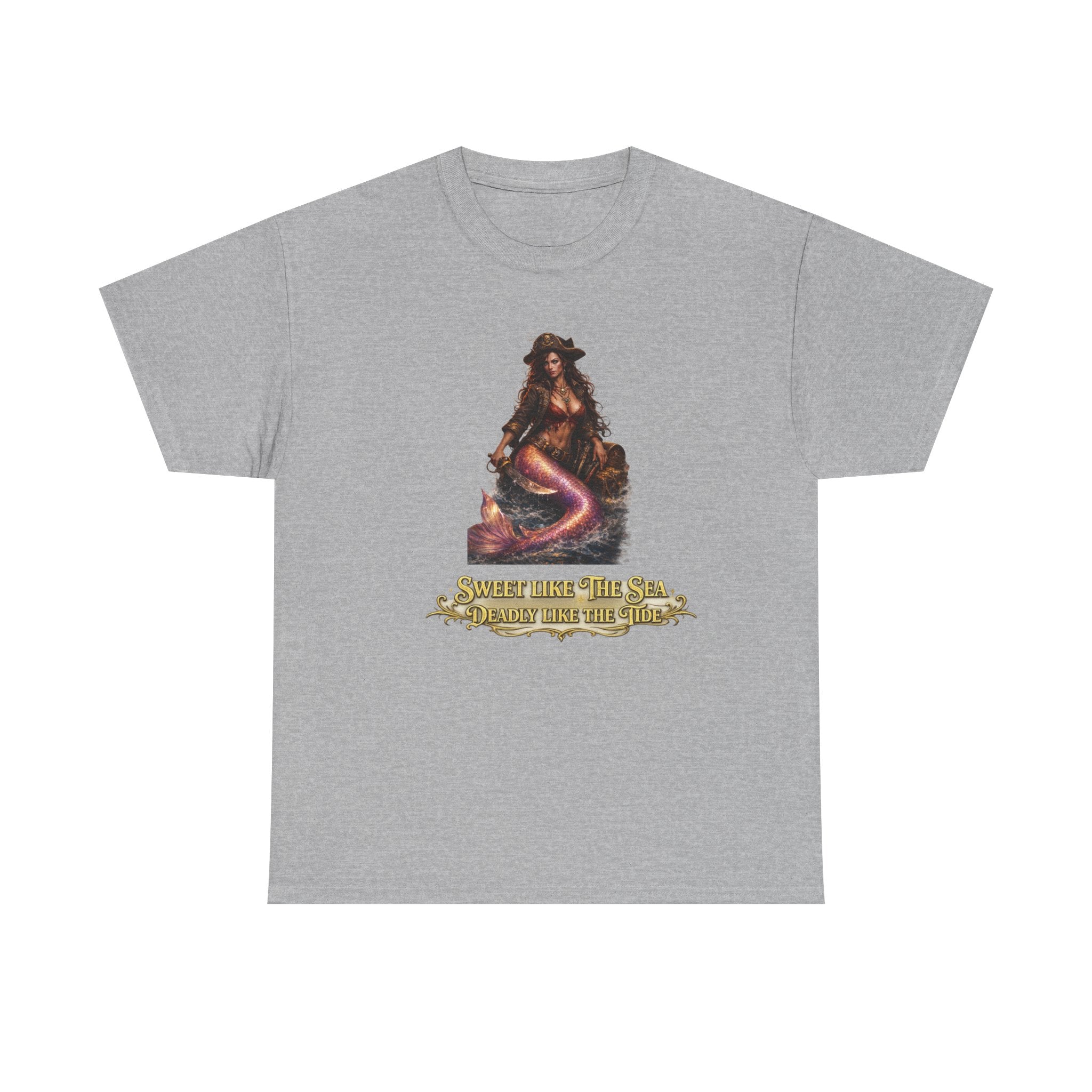 Sweet Like the Sea Mermaid T-Shirt — 'Deadly Like the Tide' Coastal Graphic Tee