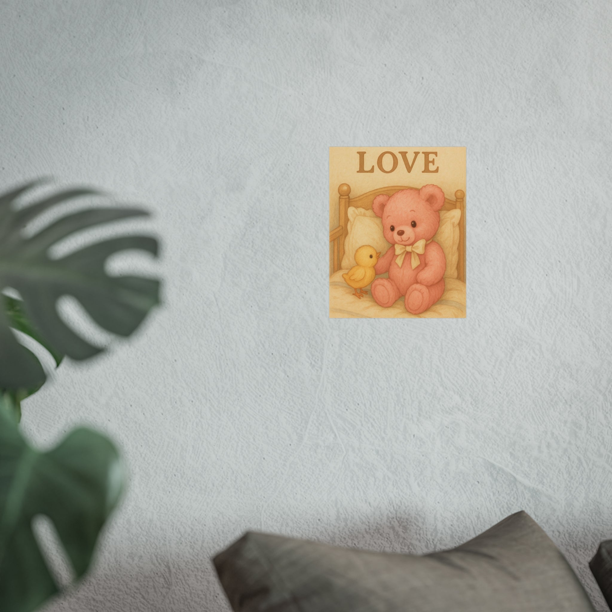 Teddy Bear Nursery Wall Art Poster