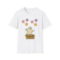 Cute Ghost Boss Unisex T-Shirt | Halloween Gift, Spooky Style, Fun Casual Wear, Festival Apparel