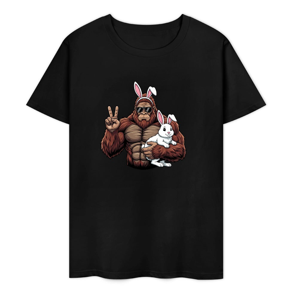 Bigfoot Meets The  Easter Bunny