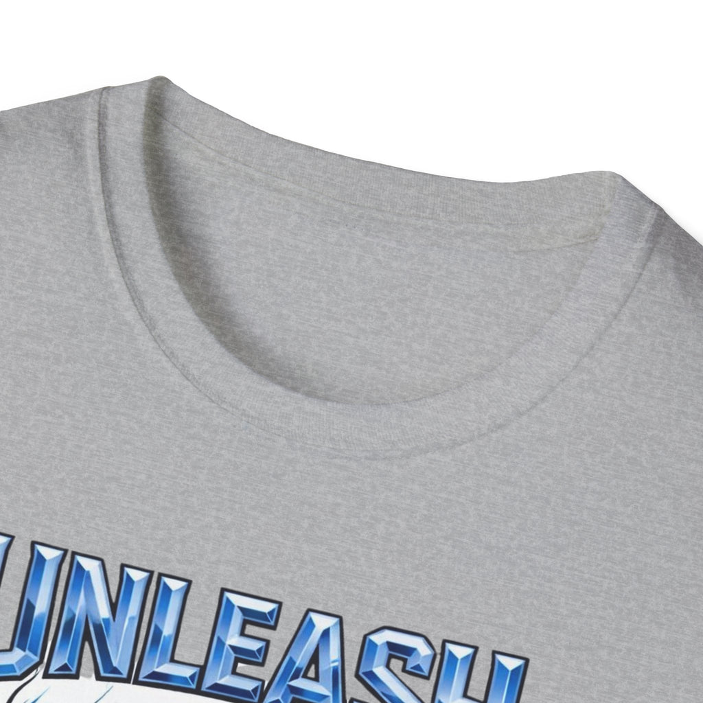 Unleash The Beast Werewolf T-Shirt — Blue Graphic Tee