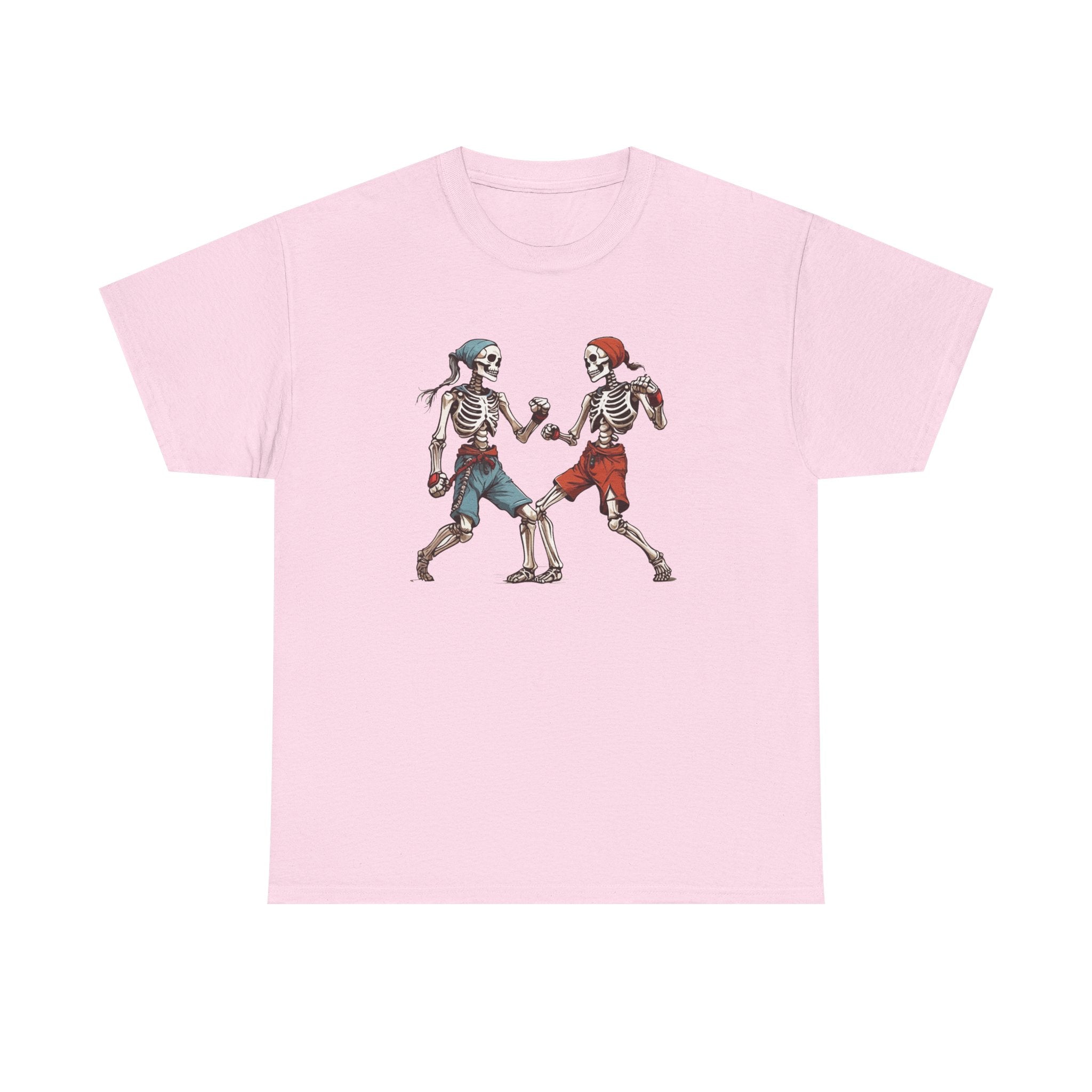 Skeleton Boxers Fight Tee — Vintage Skeleton Boxing T-Shirt