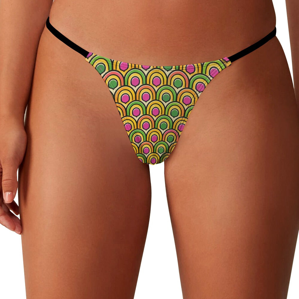 Ladies Citrus Crush Sexy Thin Thong