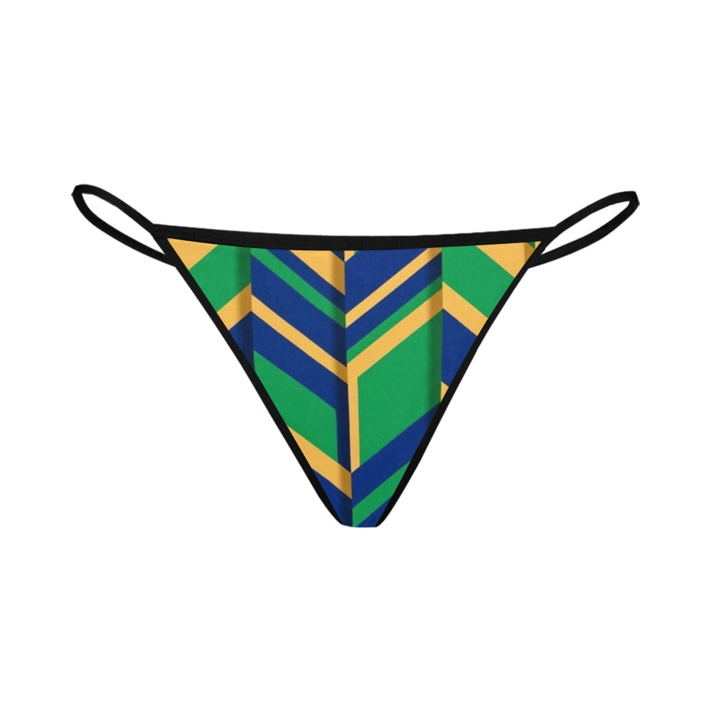 1990 Color Burst Collection Women's G-String Panties
