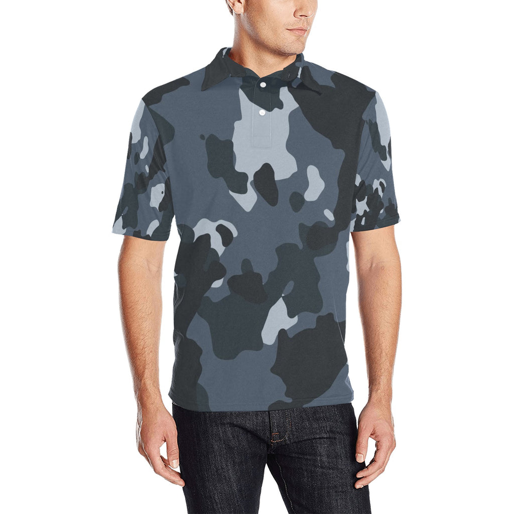 Wolf Hill Ranch Shadow Camo Polo Men's Shirt
