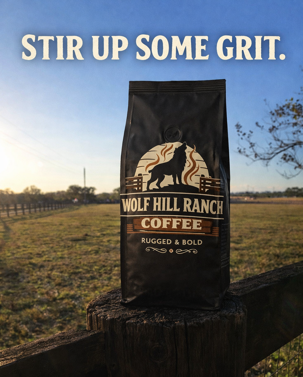 Wolf Hill Ranch Coffee-Cowboy Blend (Medium Roast)