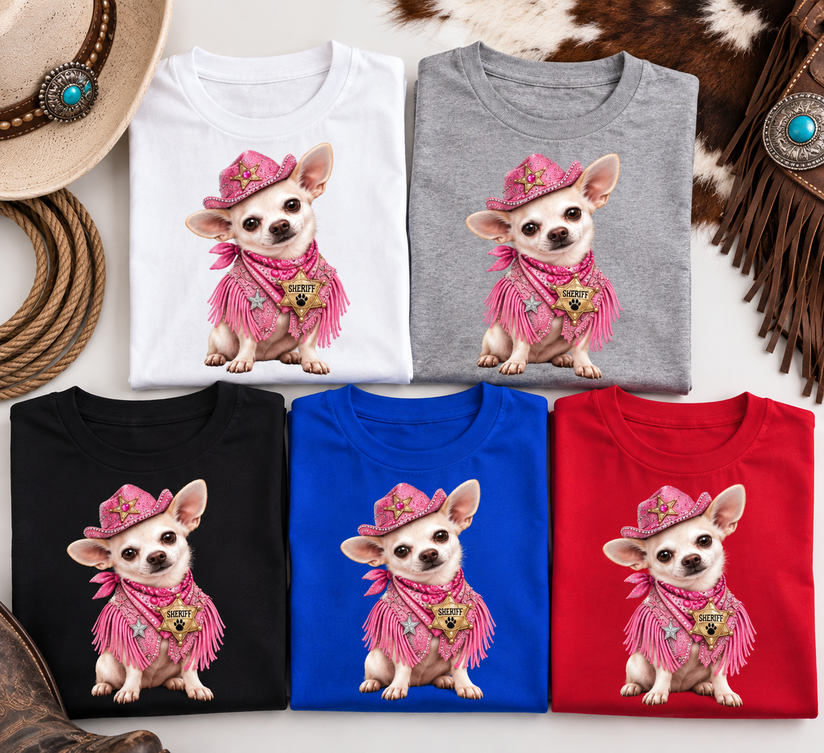 Sheriff Coco –Paw & Order Ladies Tee