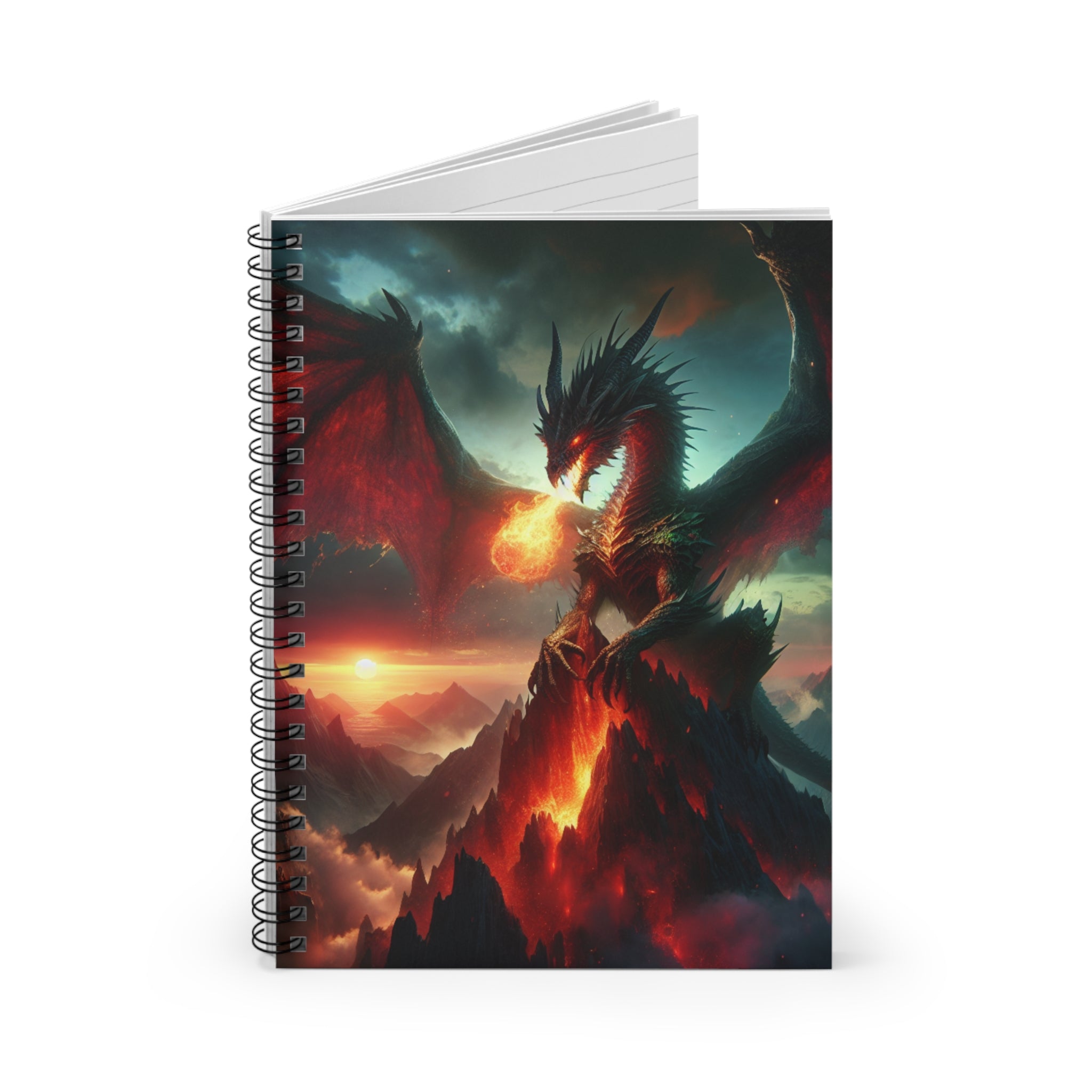 Spiral Notebook - Ruled Line  Dragon