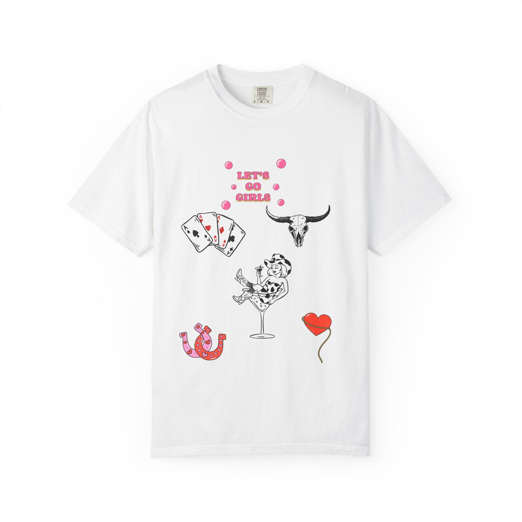 Let's Go Girls Graphic Tee, Fun Casual Shirt, Gift for Her, Festival Top, Spring/ Summer Fashion, Playful Vibe T-shirt