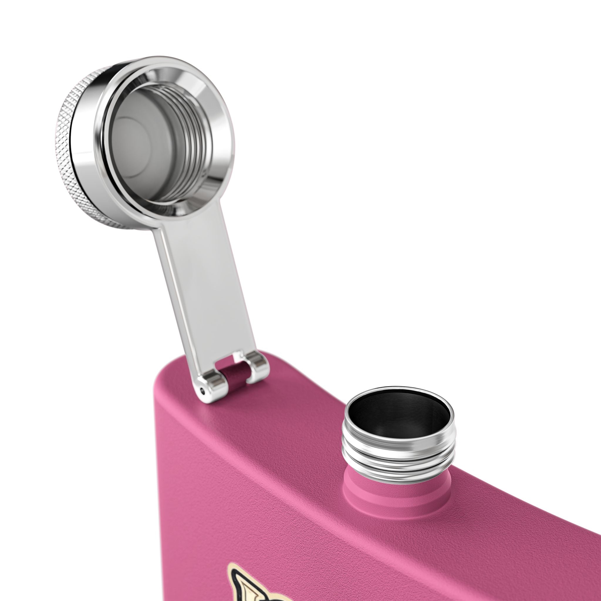 Flask — "I  Hot Dads" 6oz Stainless Steel Pocket Flask