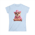 Trouble the Chihuahua Cowgirl T-Shirt — "COCO" Cute Rockin' Women's Tee