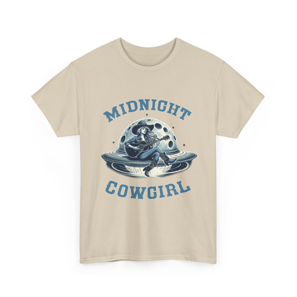 Midnight Cowgirl T-Shirt — Retro Space Cowgirl Graphic Tee