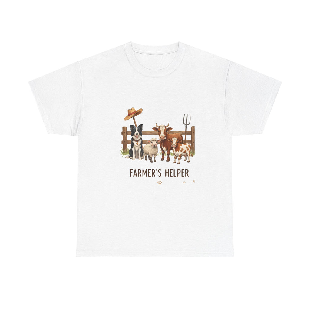 Farmer's Helper Tee — Cute Farm Animals Graphic T-Shirt