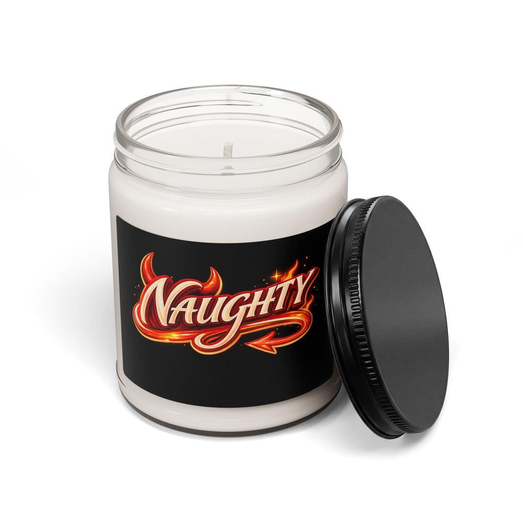 Naughty Flame Scented Soy Candle — 9oz Aromatic Jar (Playful Devil Design)