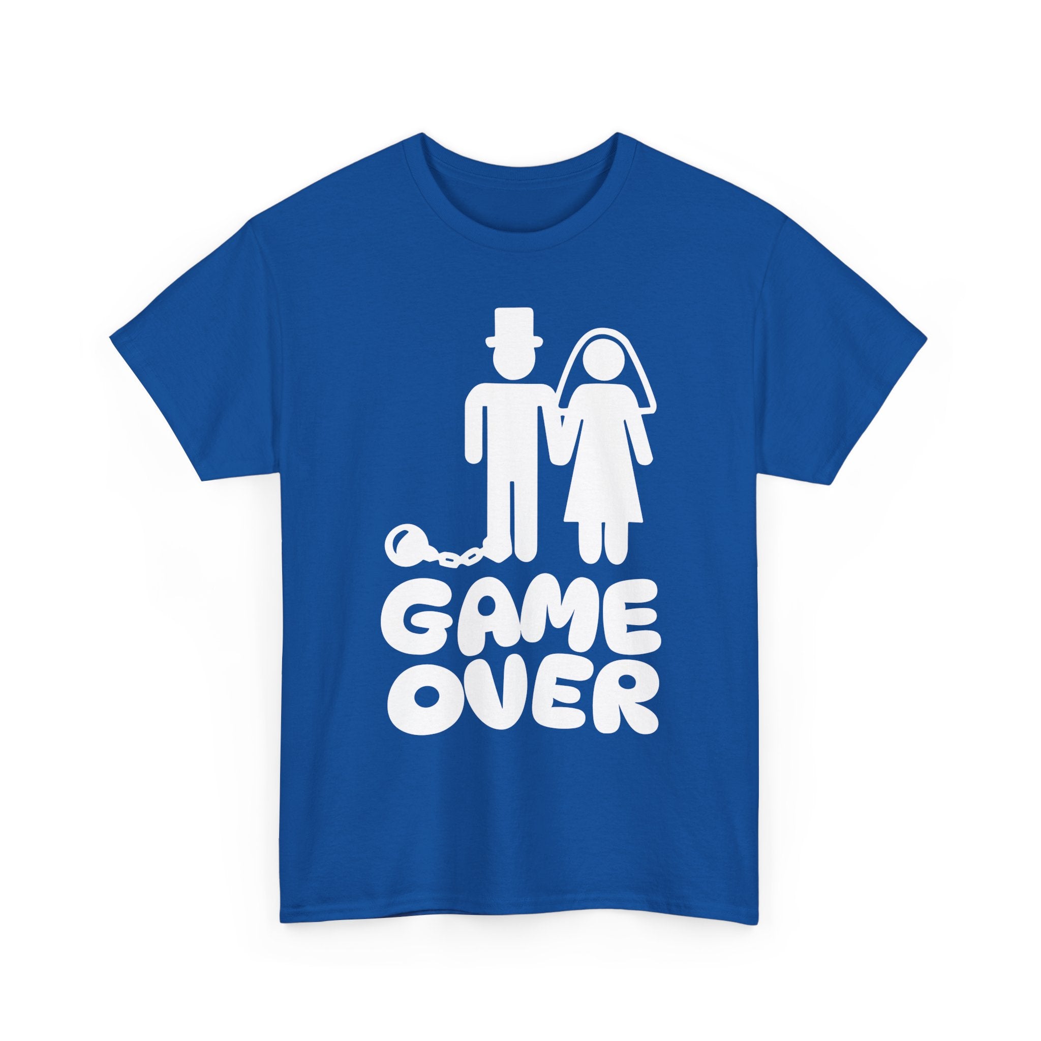 Game Over Bride & Groom T-Shirt — Funny Wedding Bachelorette Tee
