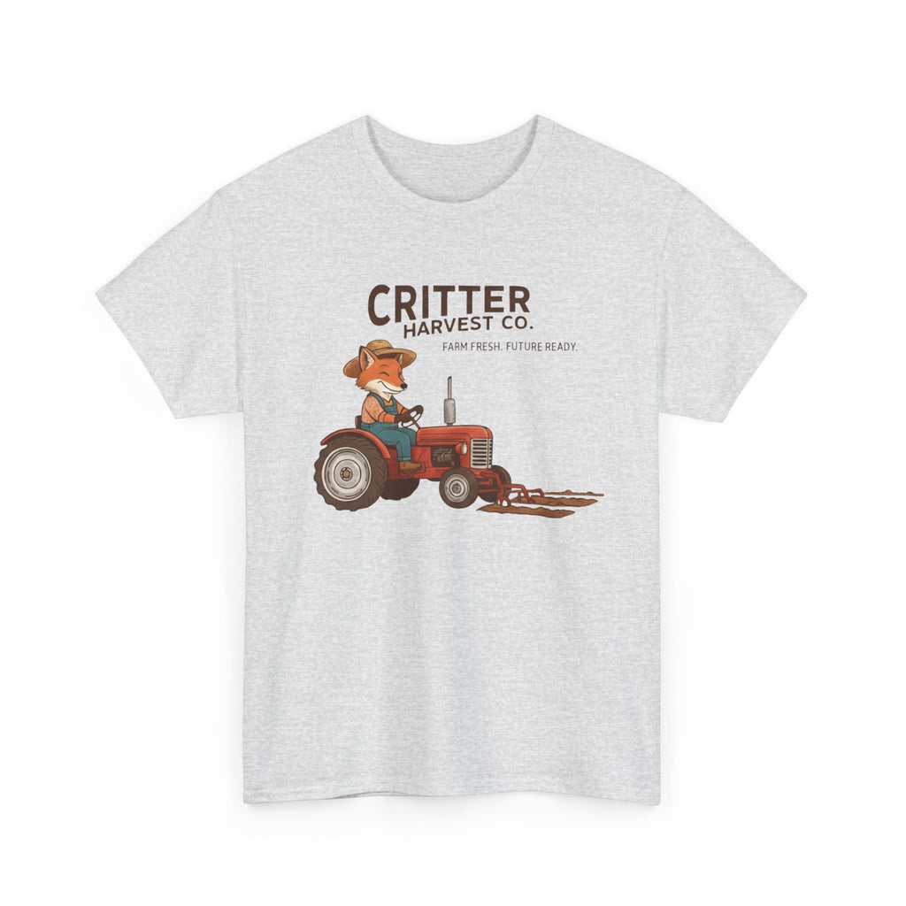 Critter Harvest Co. Tractor Tee  Cute Farm Animal Graphic T-Shirt     Trendy TShirt